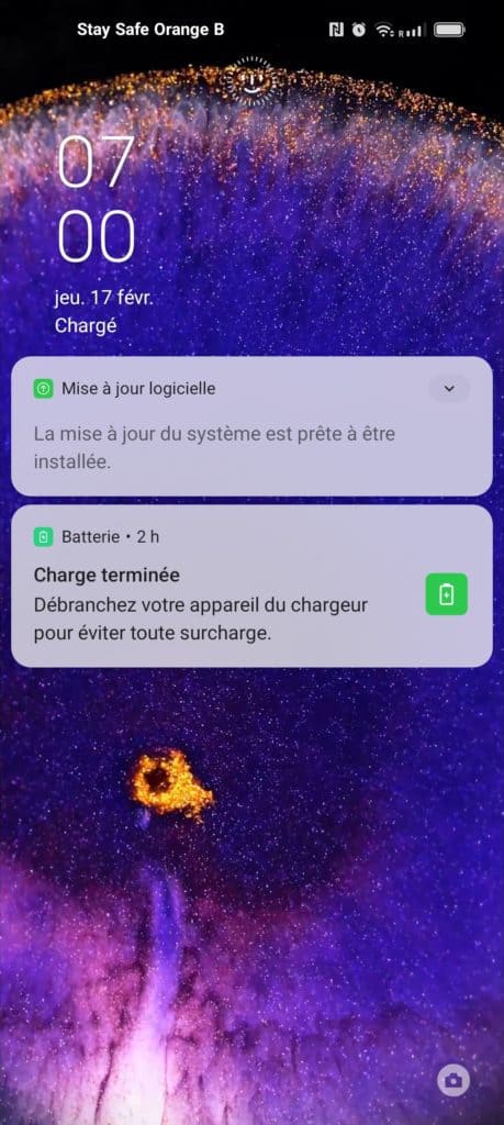 Oppo Find X5 - l'écran fourmille de détails