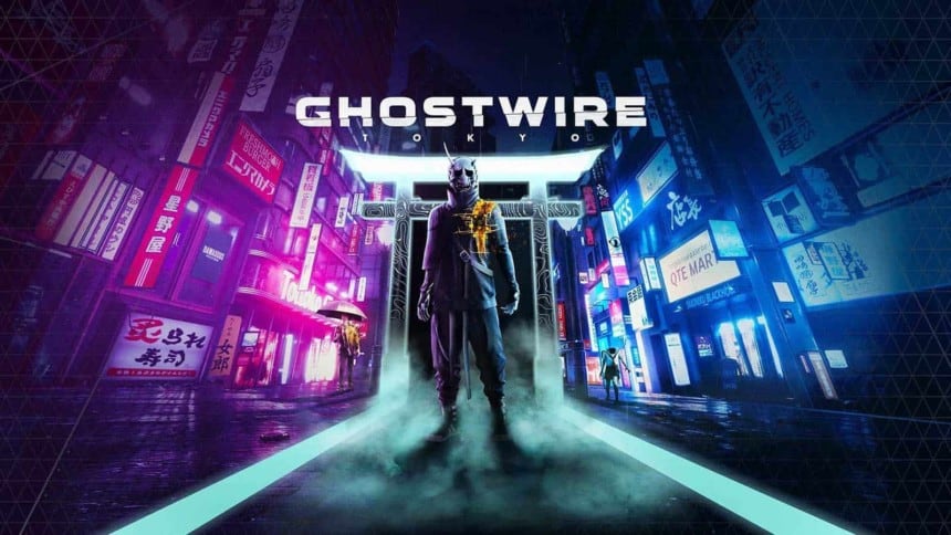 Le visuel officiel de Ghostwire Tokyo