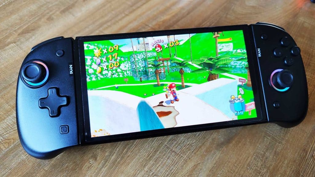 Les NYXI Wireless Joy-pad sur une Switch