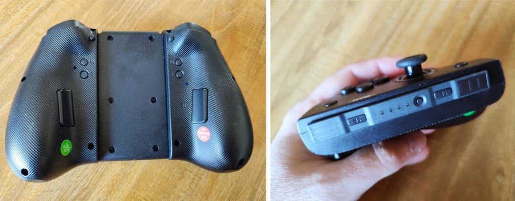 La NYXI Wireless Joy-pad sous différents angles