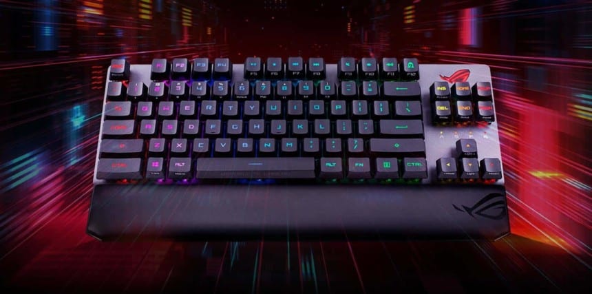 Le visuel officiel du ROG Strix Scope RX TKL Wireless Deluxe
