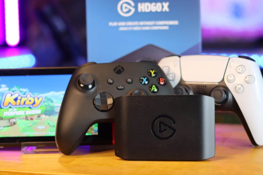 elgato hd60 x avec 3 manettes