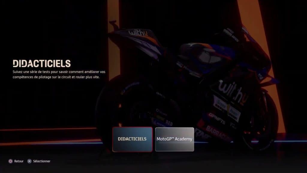 motogp 22 didacticiels