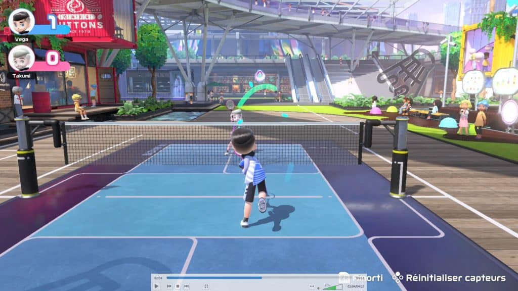nintendo switch sports badminton