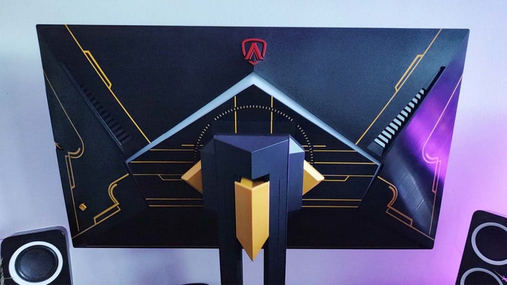 L'arrière de l'écran AOC Agon Pro AG275QXL