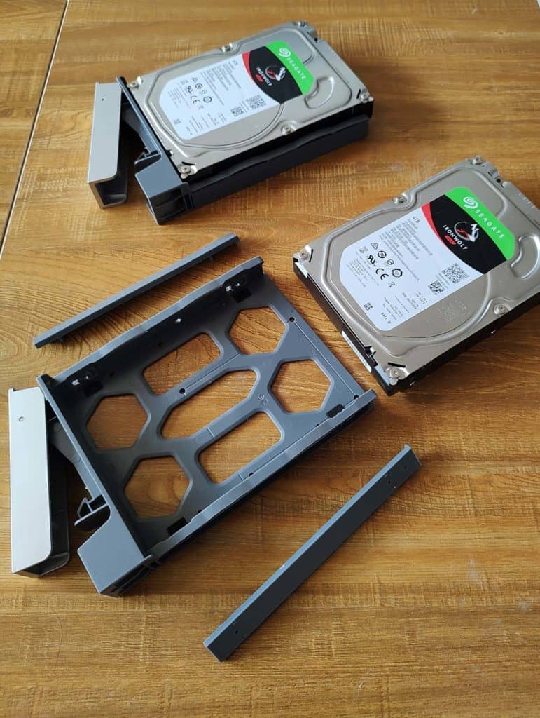 le disques durs que j'ai mis dans mon TerraMaster F2-423