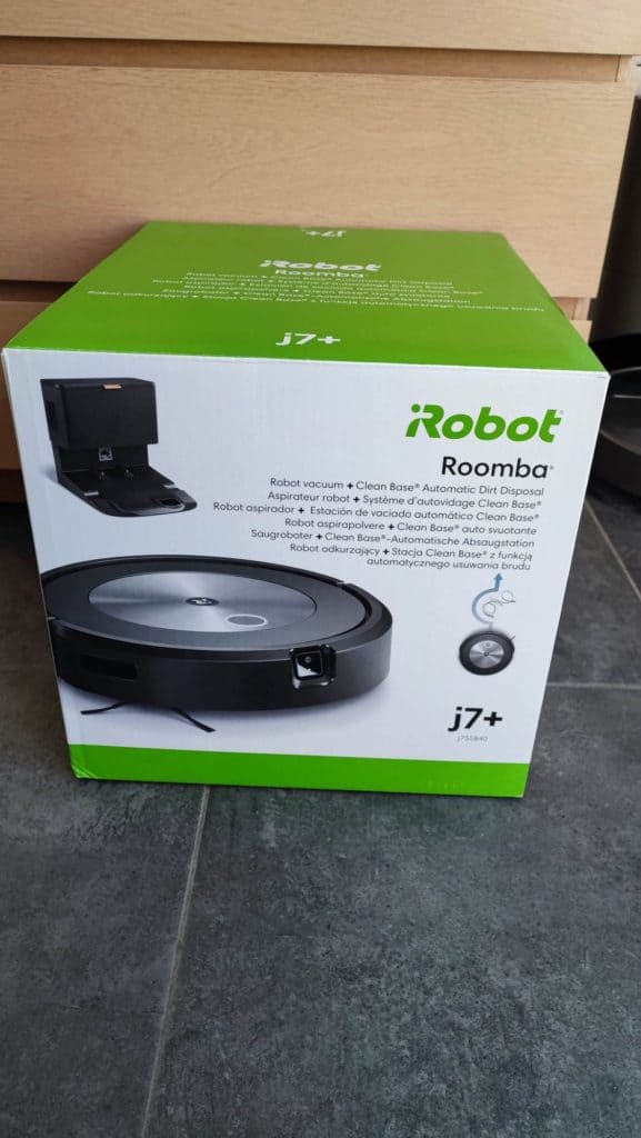 roomba j7+ boite