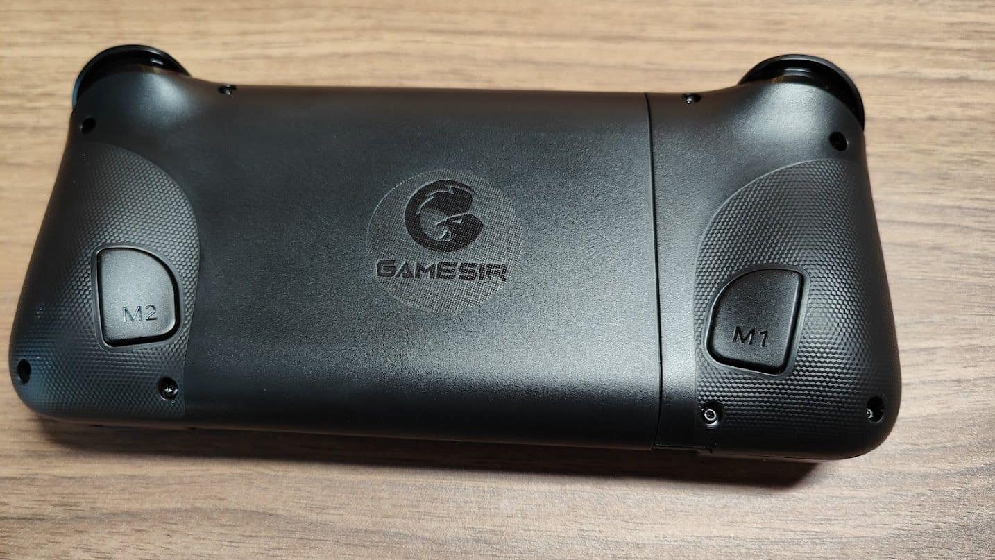 Gamesir X2 Pro - le Dos de la manette