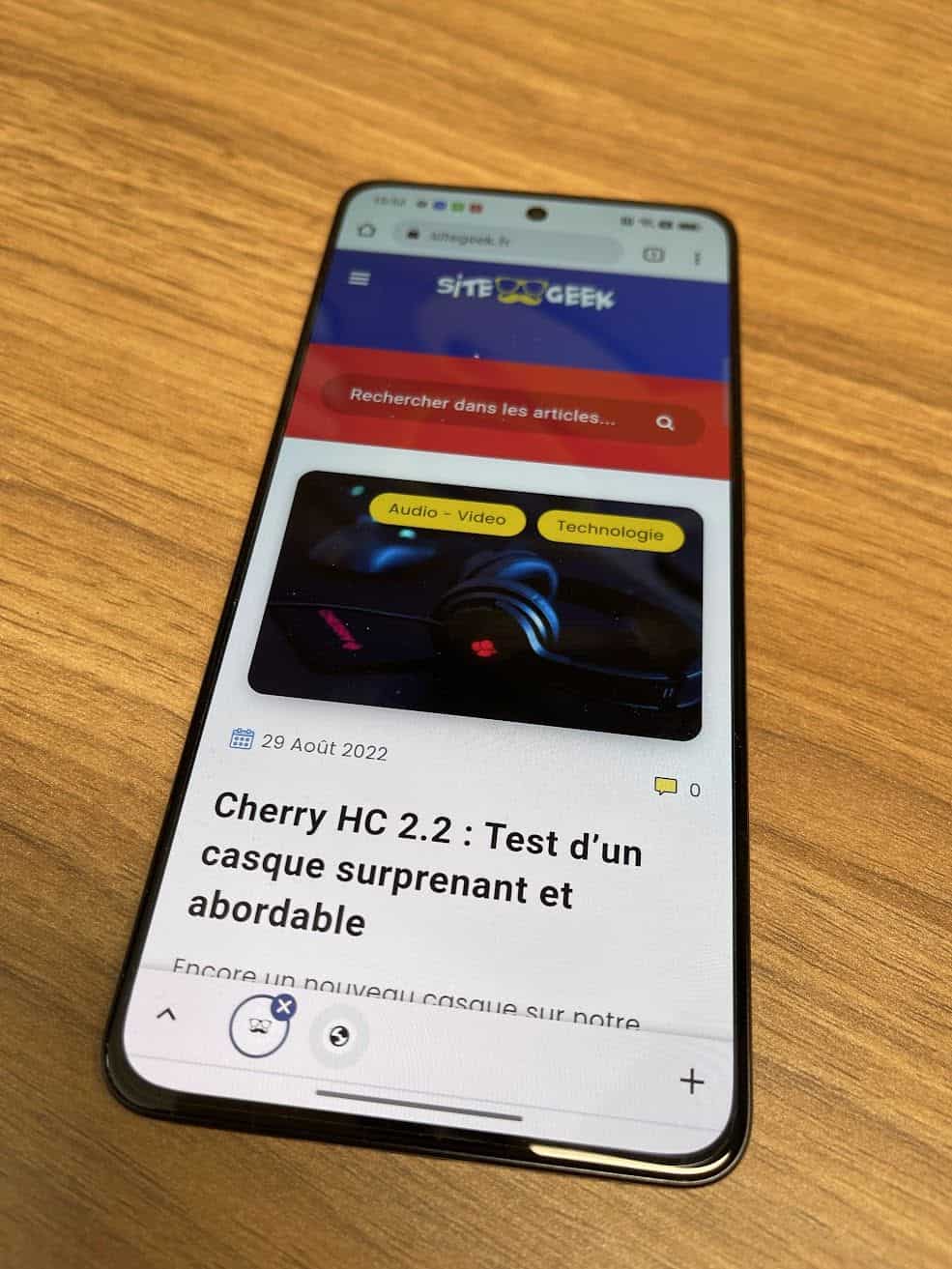 Oppo Reno 8 Pro - l'écran est magnifique