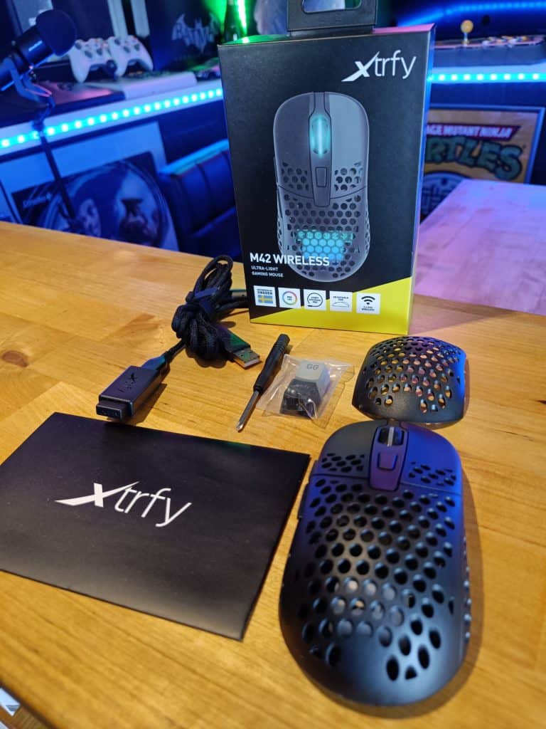 xtrfy m42 wireless contenu