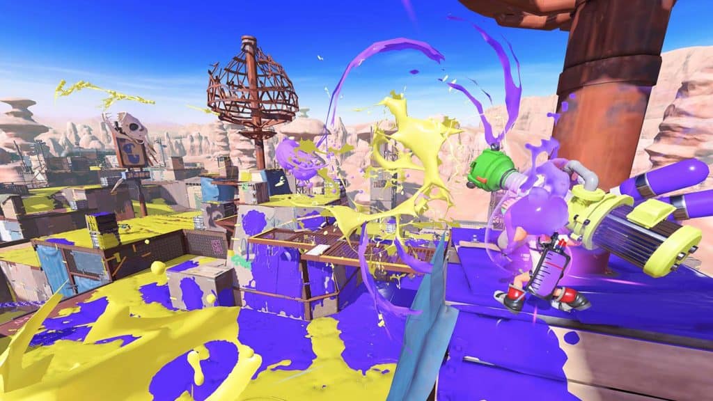 Des images du gameplay de Splatoon 3
