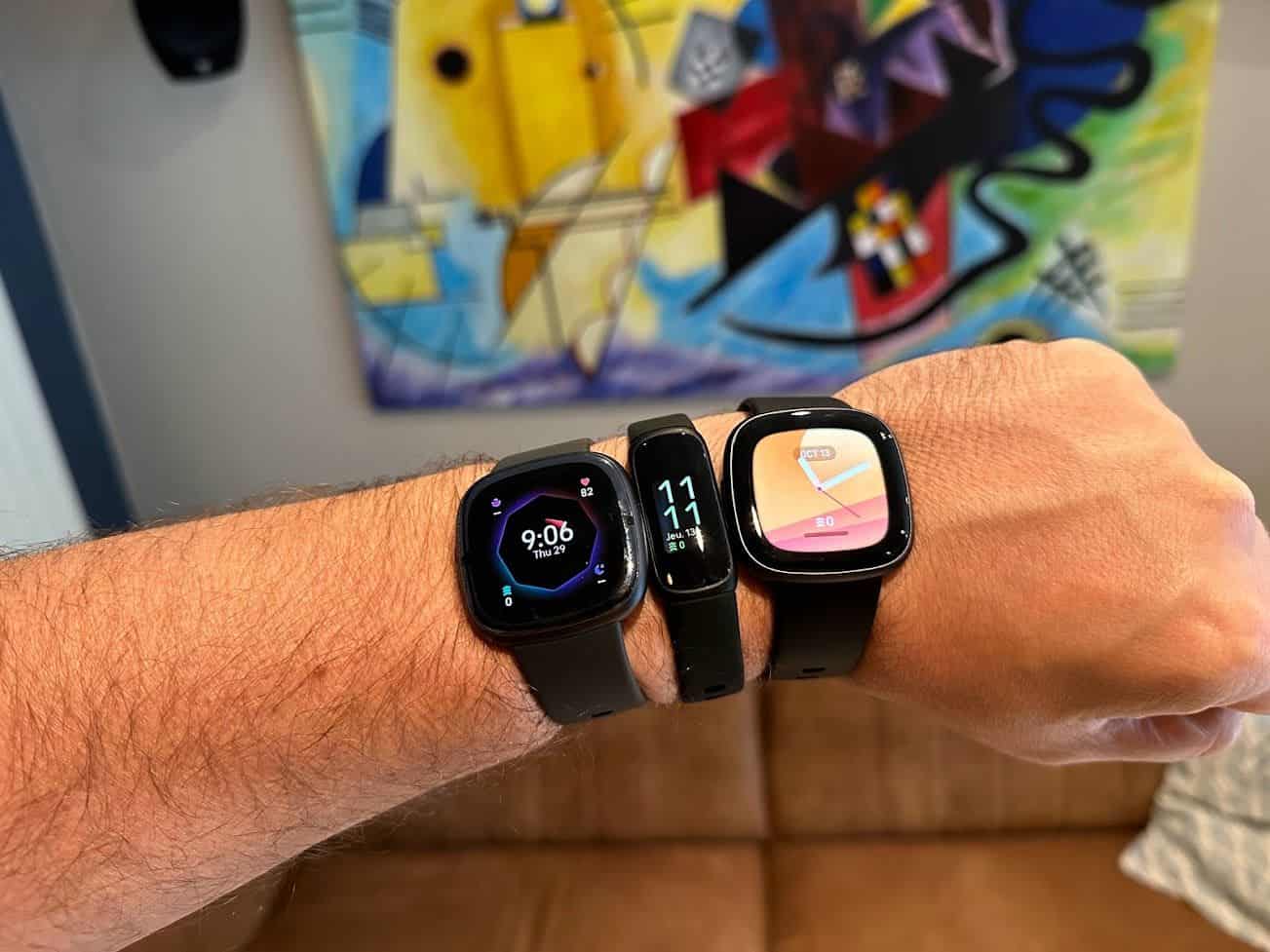 Voici toute la gamme pour illustrer les différentes tailles