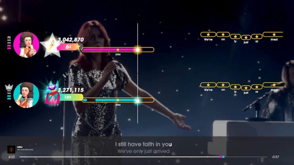 let's sing presents abba - 2 joueurs