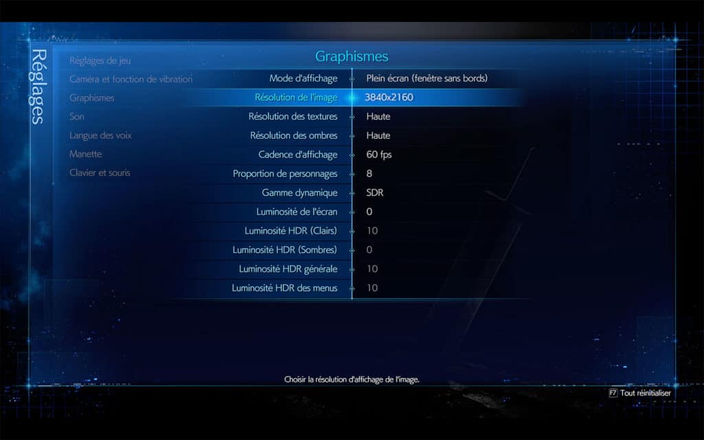 Final Fantasy 7 Remake tournant sur l'Option Power de Shadow