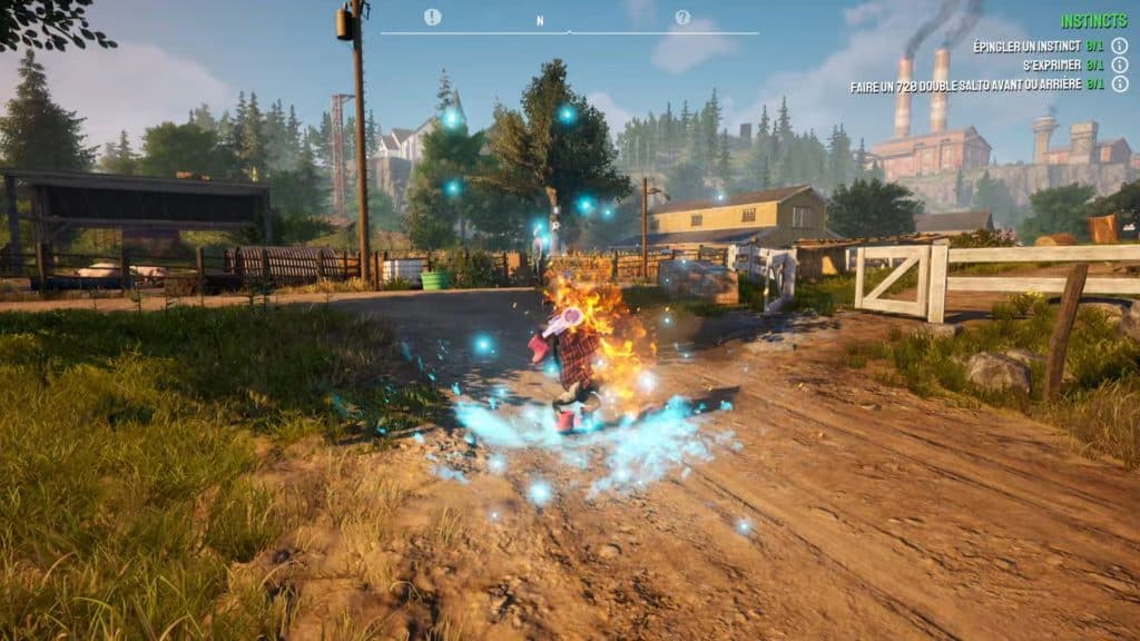 goat simulator 3 moonwalk et feu