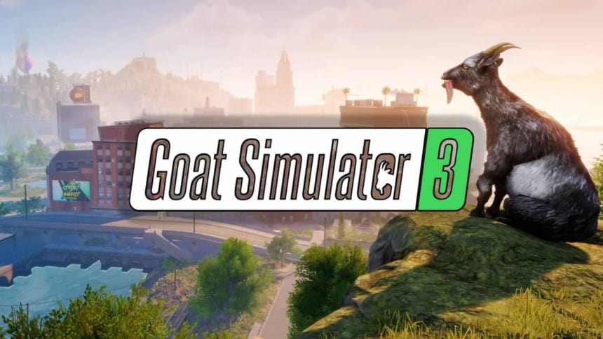 goat simulator 3 logo titre