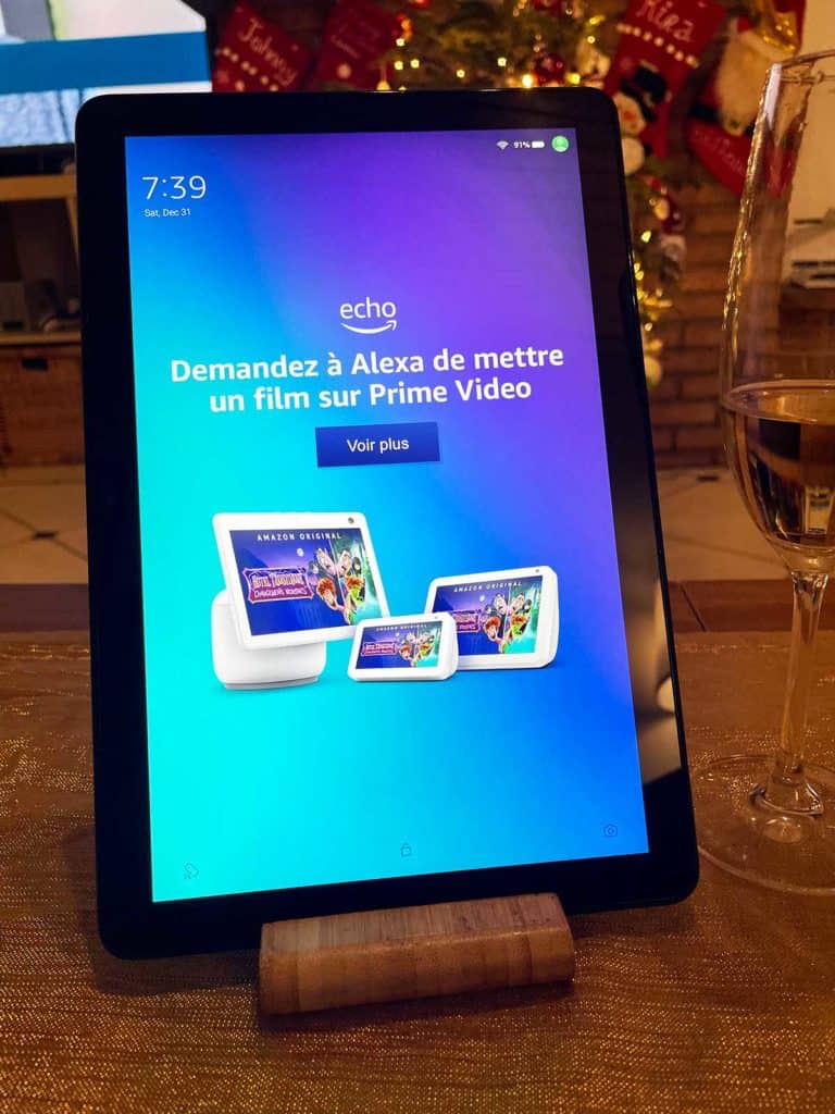 L'écran de verrouillage de l'Amazon Fire HD 10