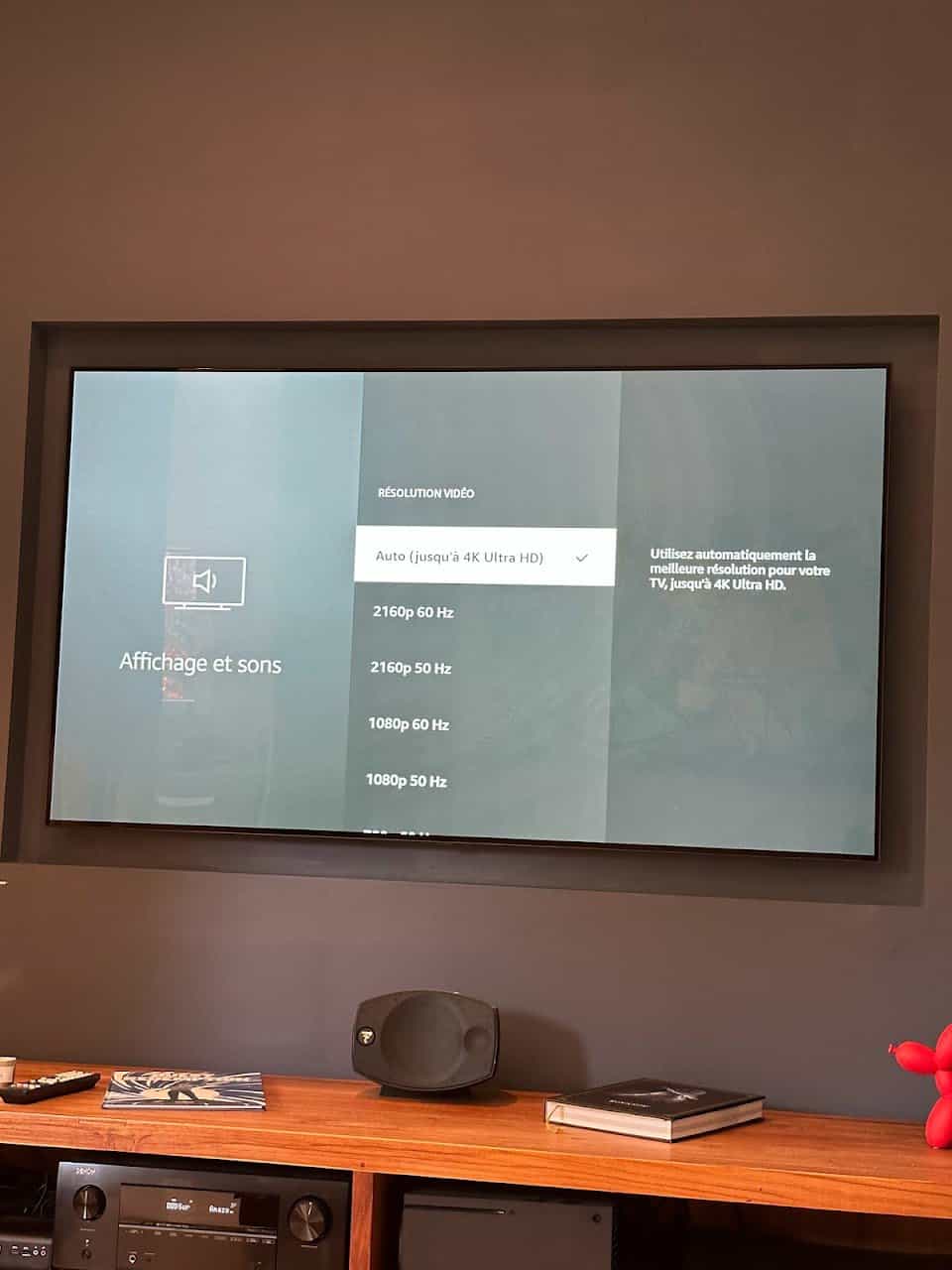 Toutes les résolutions sont bien disponibles