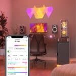 L'application permettant de contrôler les Nanoleaf Shapes