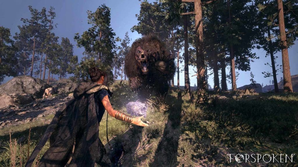 Des images du gameplay de Forspoken