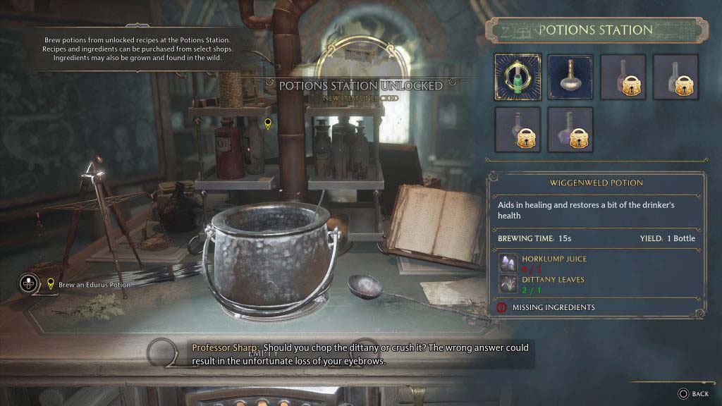Des images du gameplay de Hogwarts Legacy