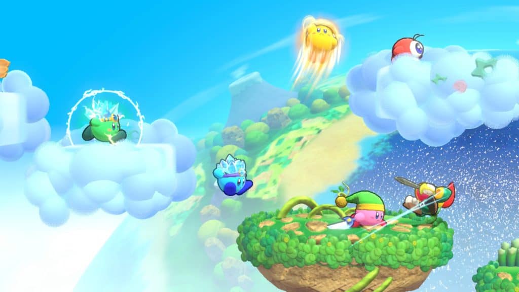 Des images du gameplay de Kirby's Return to Dream Land Deluxe