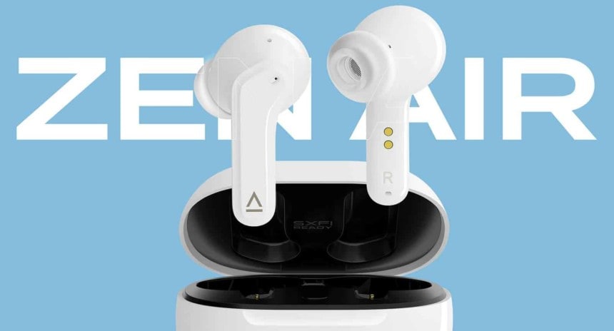 Le visuel officiel des Creative Zen Air