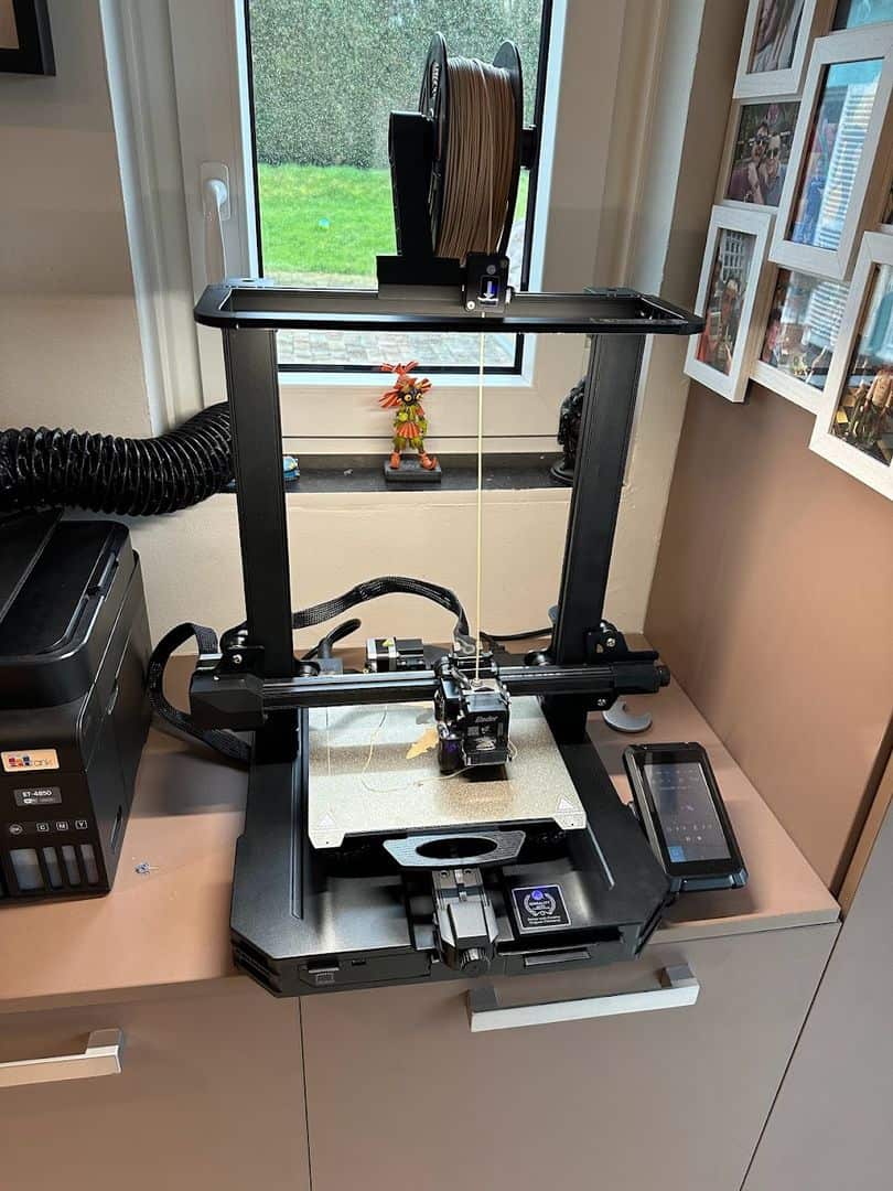 Creality Ender 3 S1 Pro - une fois assemblée l'ensemble à fière allure