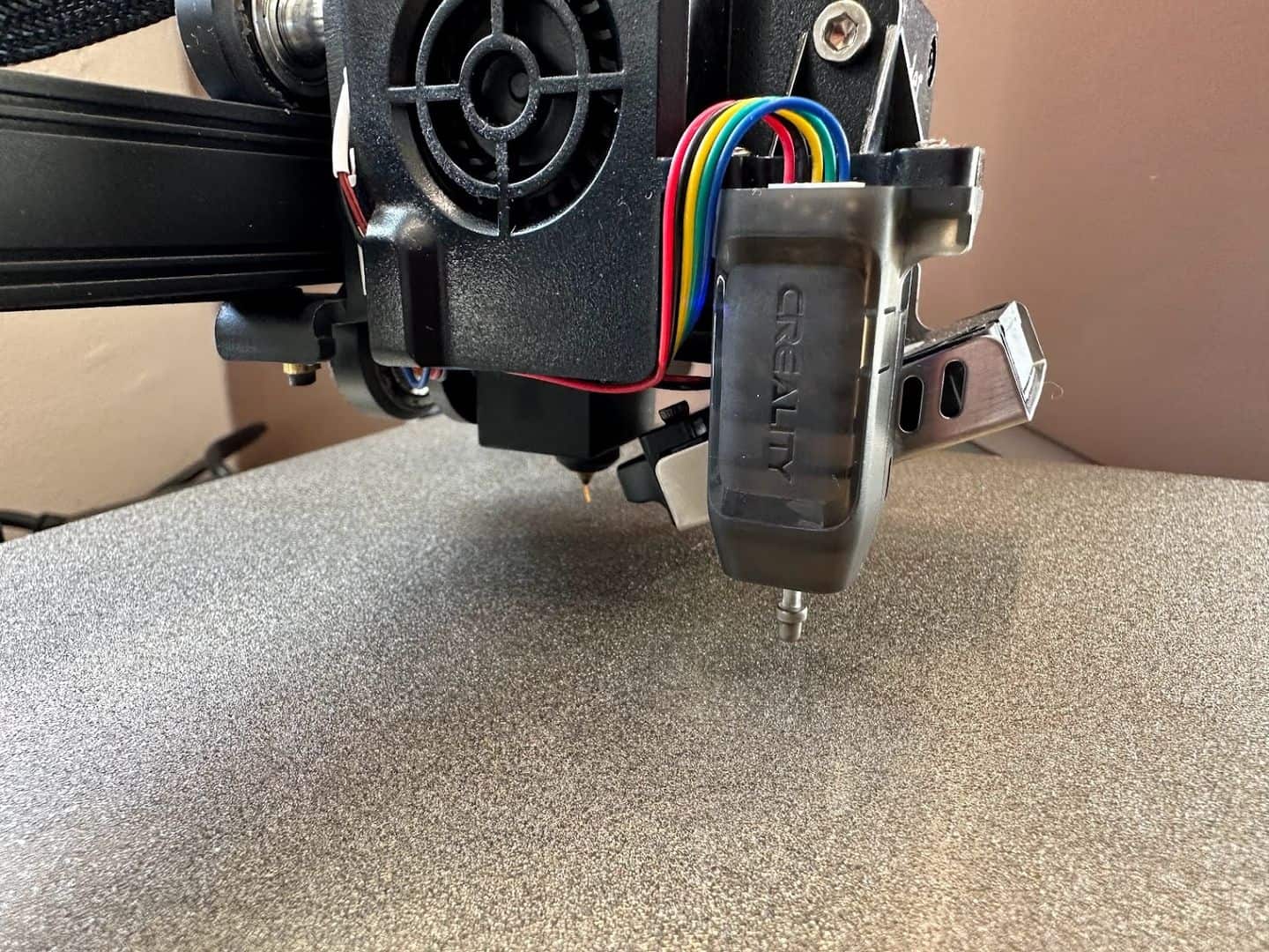 Creality Ender 3 S1 Pro - voici la buse de l'imprimante 3D en gros plan