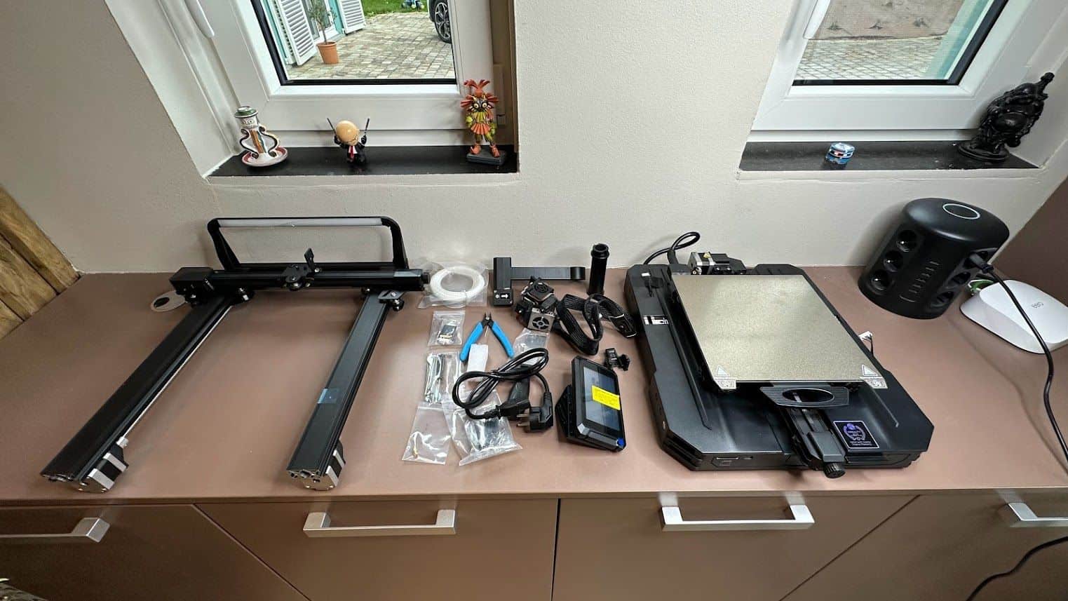 Voici l'imprimante 3D Creality Ender S1 Pro prête à être assemblée