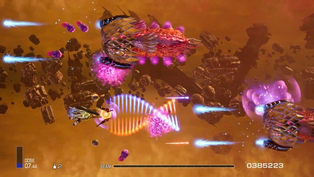 R-Type Final 3 Evolved tir spécial multicolore circulaire