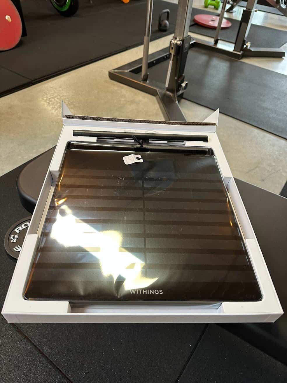 Withings Body Scan - voici la machine juste déballée