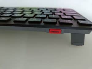 Cherry KW 9200 Mini dongle rouge