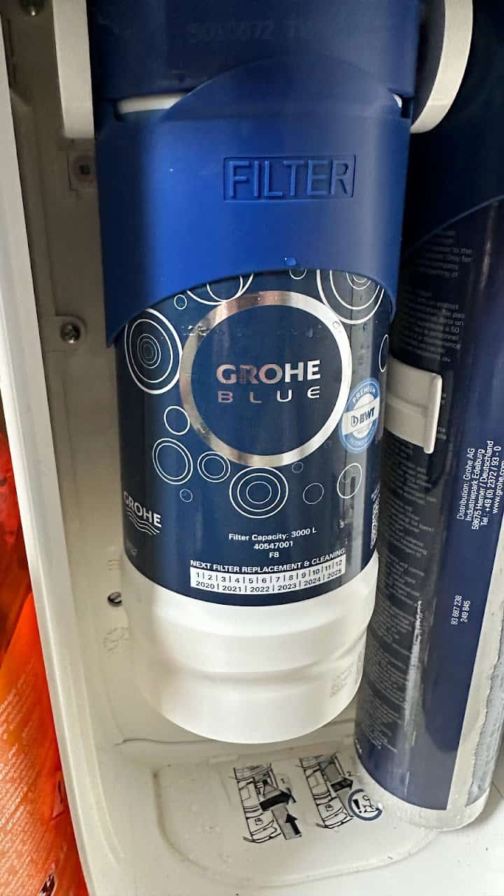 Voici le filtre utilisé compatible avec mon adoucisseur