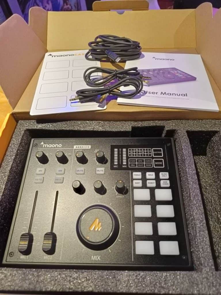 Maonocaster AM100 contenu