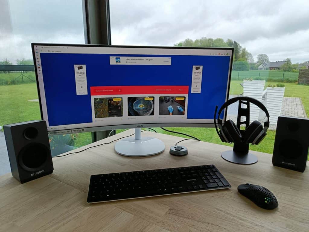 cherry KW X ULP setup sur bureau