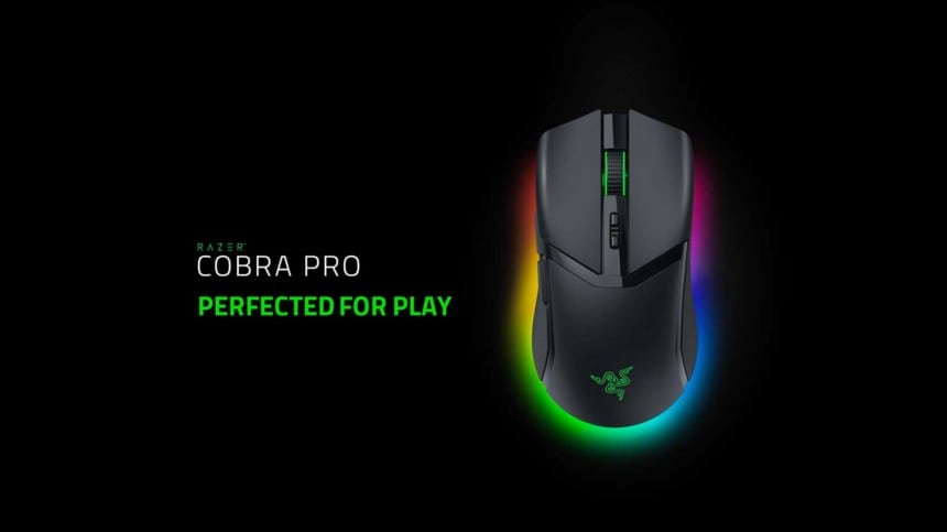 Le visuel officiel de la Razer Cobra Pro