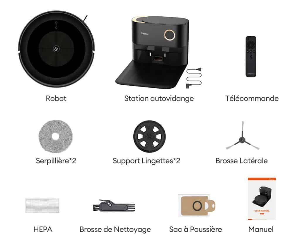 Le contenu de la boite de l'Ultenic TS1