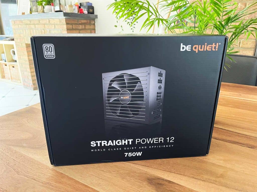 Le packaging de la be quiet! Straight Power 12