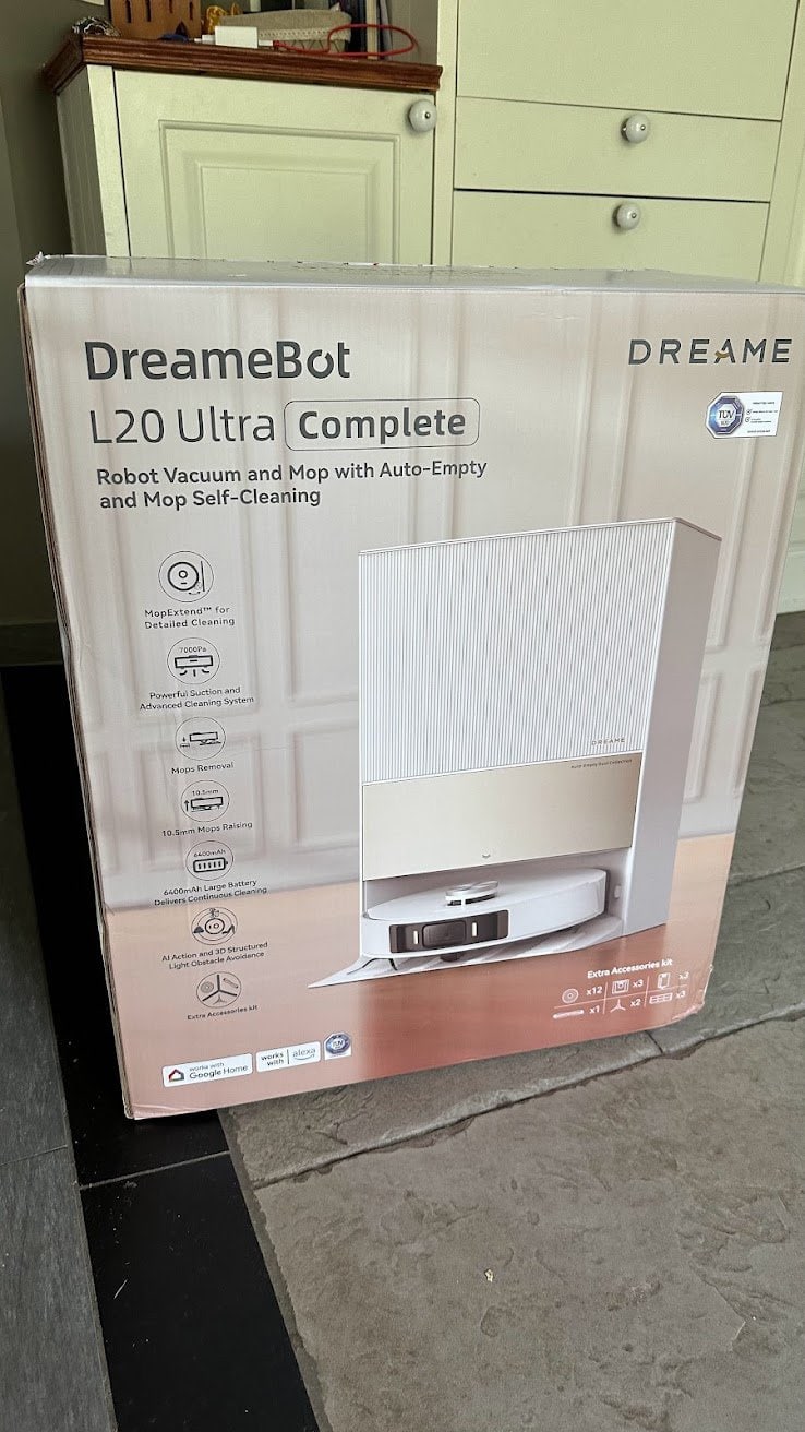 Dreame L120 Ultra : voici l'imposante boite