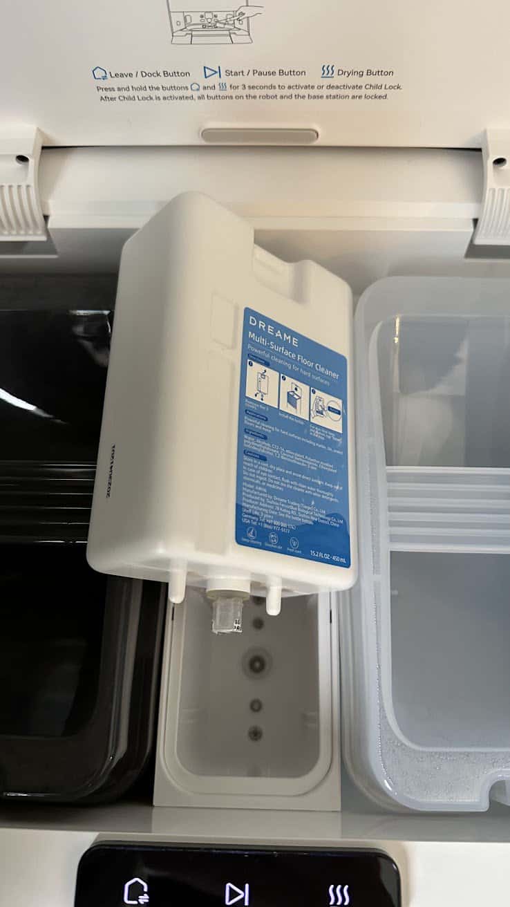 Dreame L120 Ultra : voici la cartouche de détergent