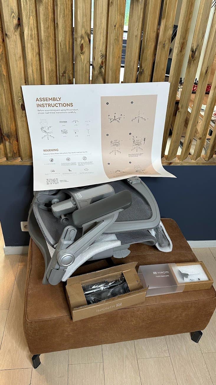 Hinomi H1 Pro : voici les quelques parties à assembler