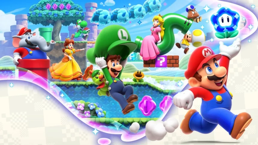 Le visuel officiel de Super Mario Bros Wonder