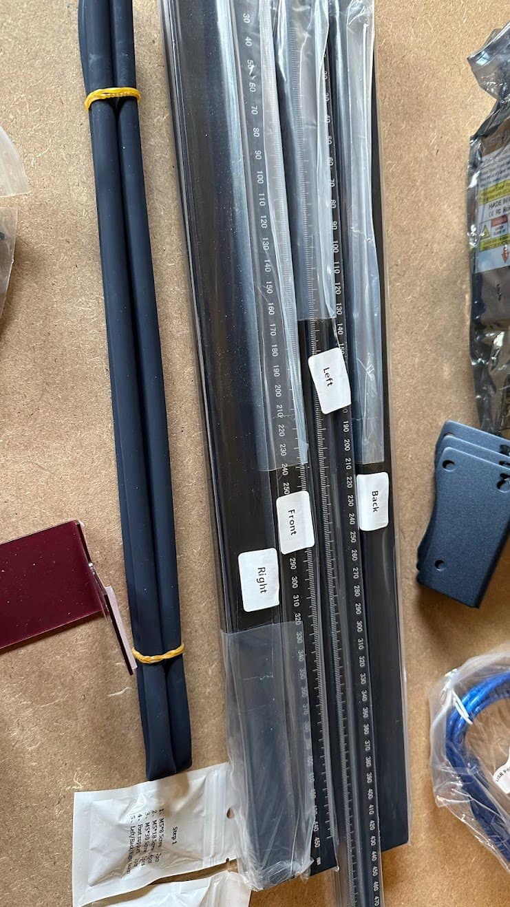 tout est bien indiqué sur chaque élément !