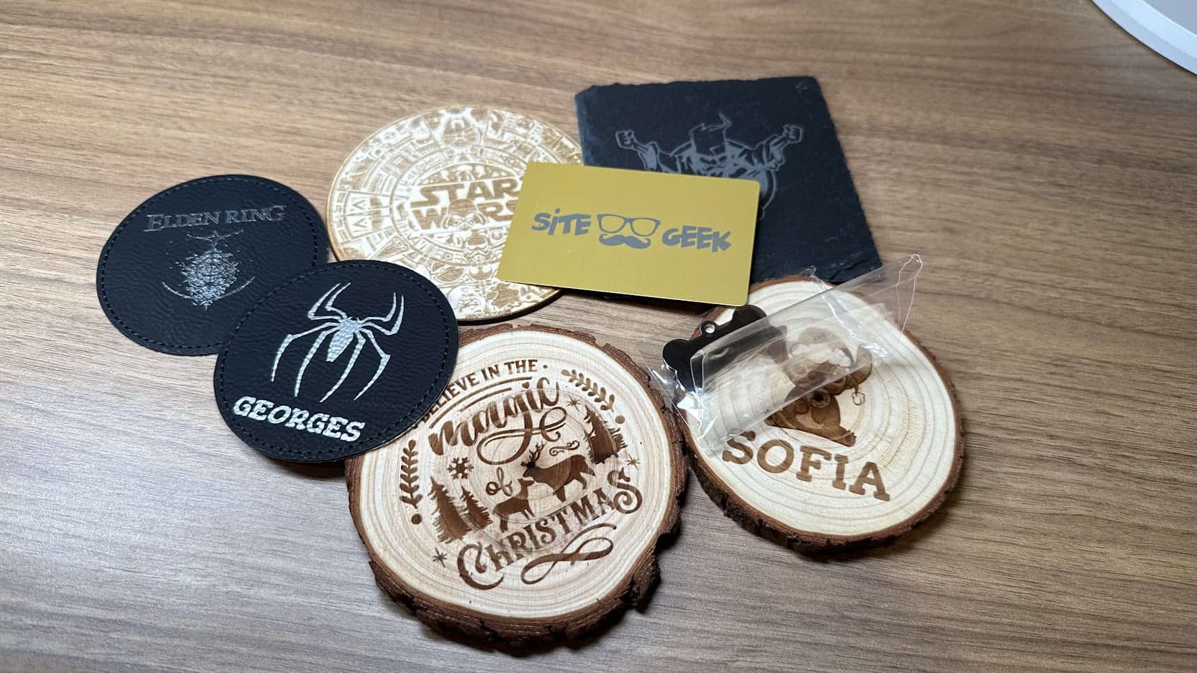 Voici quelques créations réaliseés avec la xTool F1