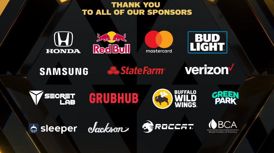 De gros acteurs comme sponsors