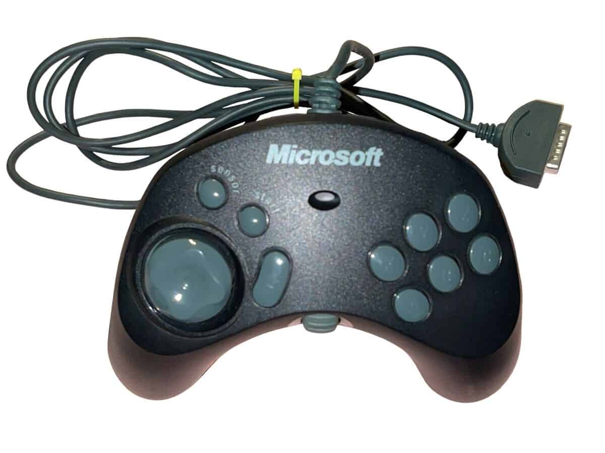 Manette PC Microsoft SideWinder Freestyle Pro - Gameport & USB - Vintage - Noire