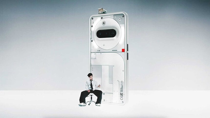 Le visuel officiel du Nothing Phone 3a