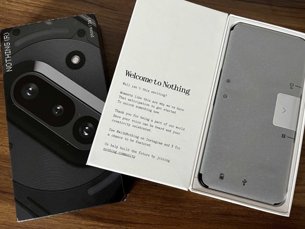 Unboxing du Nothing Phone 3a