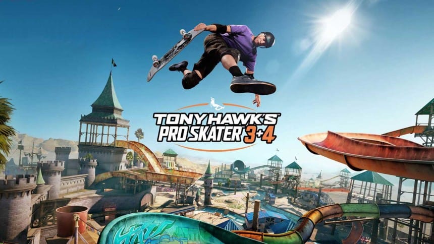 Le visuel officiel de Tony Hawk’s Pro Skater 3+4